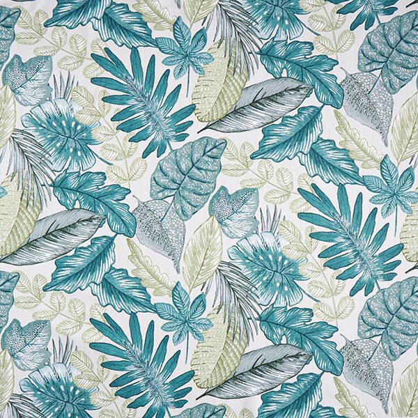 Tissu de décoration Semi-panama jungle – pétrole légère, image number 1