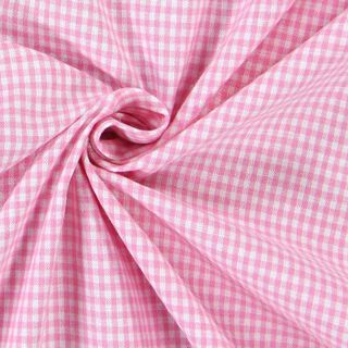 Tissu en coton Vichy - 0,2 cm – rose, 