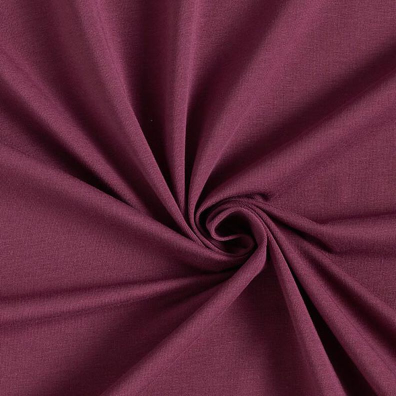 GOTS Jersey coton | Tula – aubergine,  image number 1