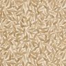 Tissu de décoration Semi-panama Mer de feuilles – écru/marron clair,  thumbnail number 1