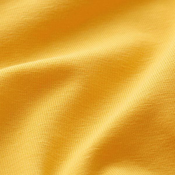 Jersey coton Medium uni – jaune soleil,  image number 4