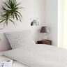 Tissu en coton Cretonne formes hachurées – argent/violet pastel,  thumbnail number 7