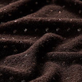 Maille fine Pois lurex pailleté – marron, 
