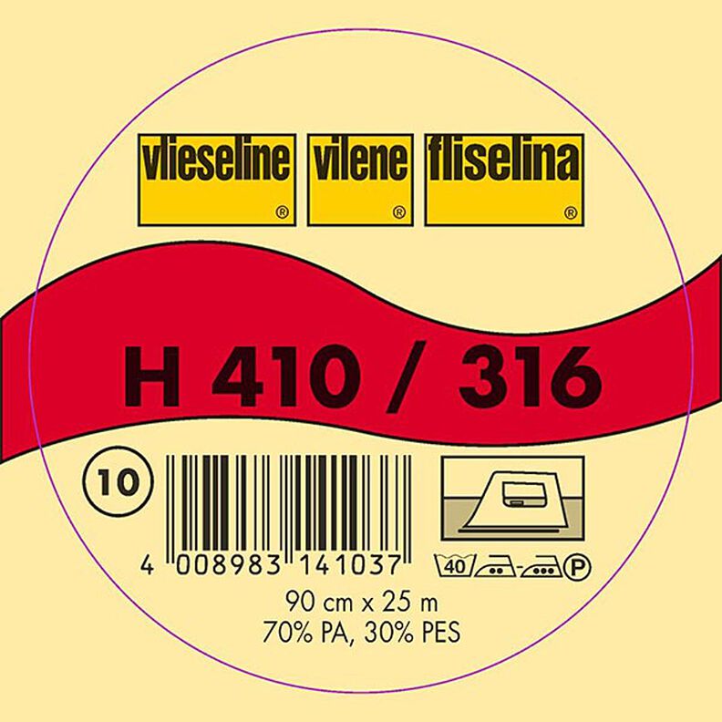 H 410 Entoilage thermocollant | Vlieseline – blanc,  image number 2