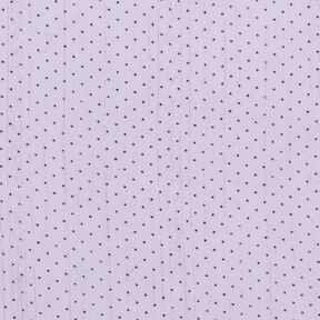 Mousseline Rayures et pois pailletés – mauve, 