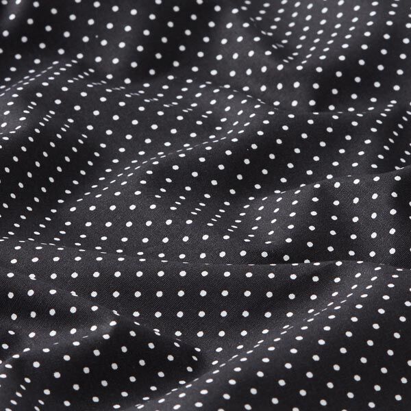 Popeline coton Petits pois – noir/blanc,  image number 2