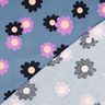 Velours milleraies Fleurs | Poppy Fabrics – bleu jean/lavande,  thumbnail number 4