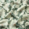 Tissu de décoration Semi-panama Grandes fleurs – vert,  thumbnail number 2