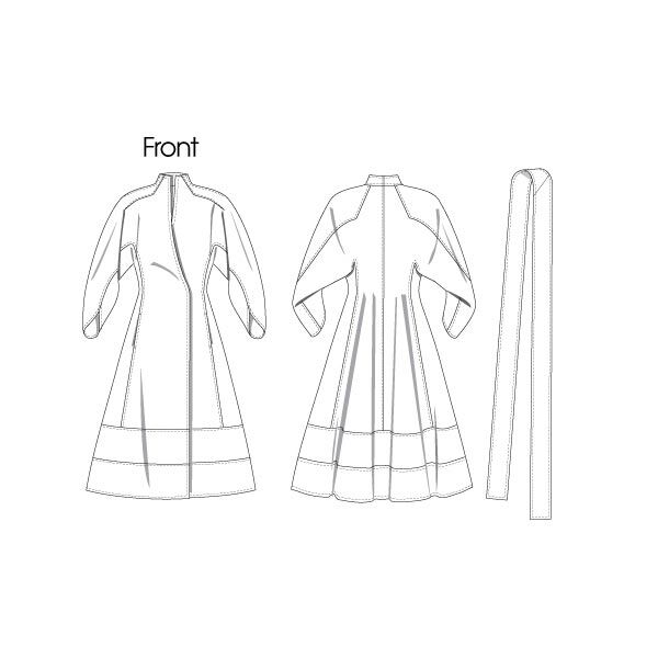 Robe kimono de Ralph Rucci, Vogue 1239 | 40 - 46,  image number 7