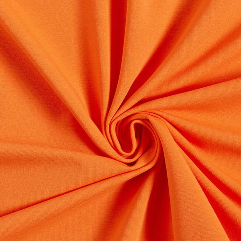 French Terry léger uni – orange,  image number 1