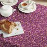 Tissu en coton Cretonne fleurs des champs – aubergine/rose,  thumbnail number 5