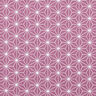 Tissu en coton Cretonne Étoiles japonaises Asanoha – raisin,  thumbnail number 1