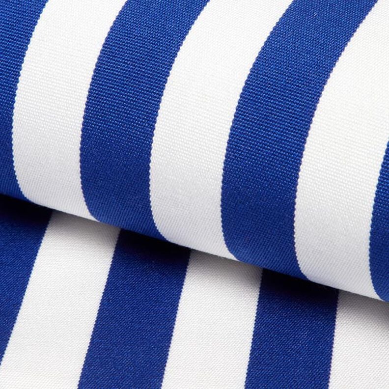 Extérieur Tissu pour chaise longue Rayures verticales 45 cm – bleu,  image number 1