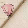 Tissu de décoration Semi-panama fleurs séchées – nature/rose,  thumbnail number 6