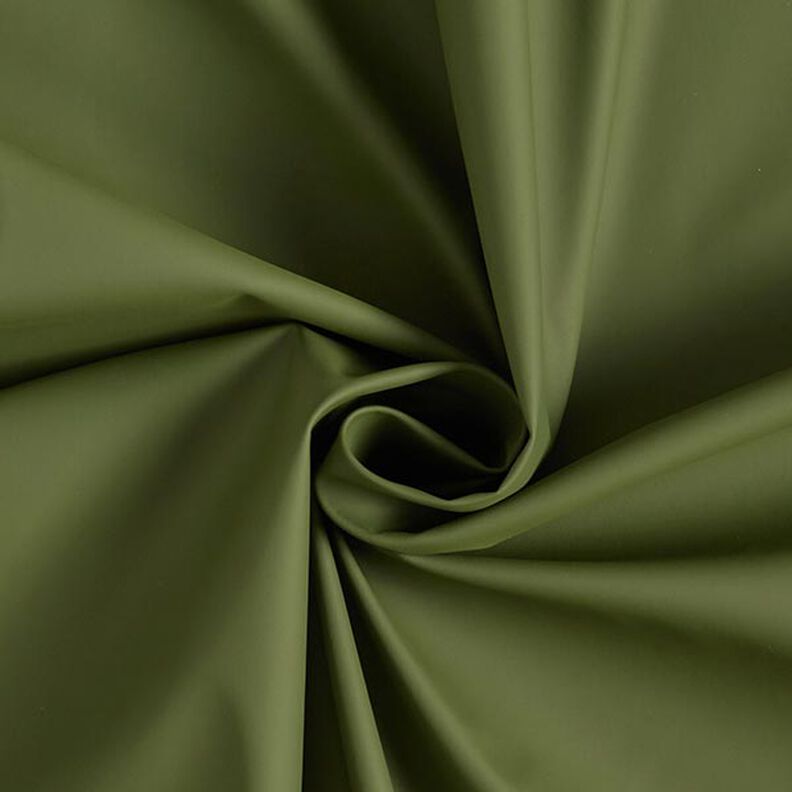 Tissu pour vestes de pluie uni – olive,  image number 1