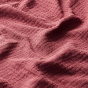 GOTS Tissu double gaze de coton | Tula – mauve, 