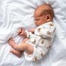 GOTS Jersey coton singes dans la jungle Impression numérique | Poppy Fabrics – blanc/marron foncé,  thumbnail number 4