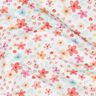 GOTS Jersey coton Fleurs colorées Impression numérique | Poppy Fabrics – blanc/abricot,  thumbnail number 2