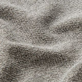 Maille bouclée chinée – gris, 