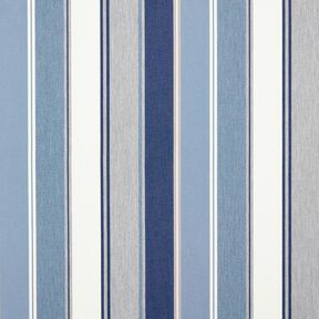 Tissu d’extérieur Canvas Rayures mixtes – indigo/ivoire, 