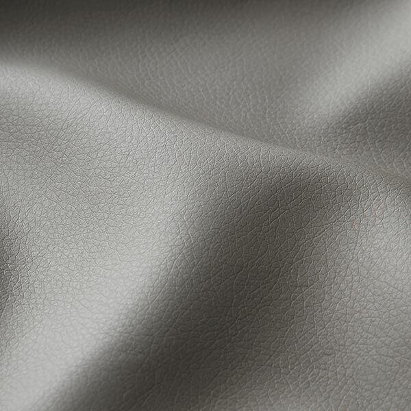 Tissu d’ameublement similicuir aspect naturel – gris,  image number 2