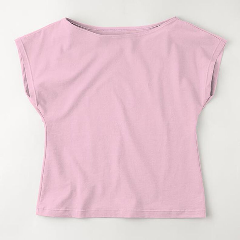 Baumwolljersey Medium Uni – rose,  image number 8