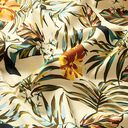 Viscose stretch plantes tropicales – écru, 