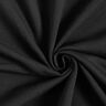 Molleton coton léger uni – noir,  thumbnail number 1