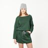 GOTS French Terry Sweat d’été | Tula – vert foncé,  thumbnail number 5