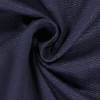 Sergé coton Uni – bleu marine, 