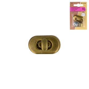 Fermeture rotative [ 2,1 x 3,7 cm ] – or ancien, 