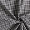 Tissu pour chemise à petits carreaux – noir/blanc,  thumbnail number 3