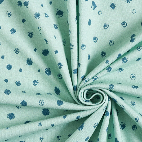 GOTS Jersey coton capsules de pavot | Tula – vert pastel/pétrole,  image number 3