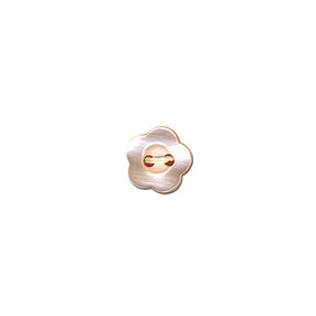 Bouton 2 trous Fleur – rosé, 