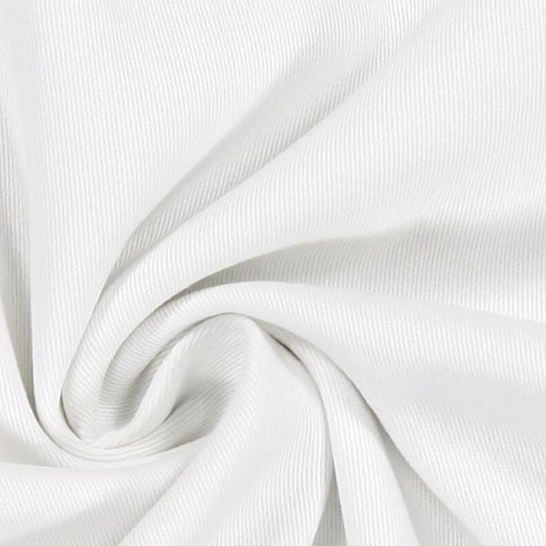 Tissu croisé en coton stretch – blanc,  image number 2