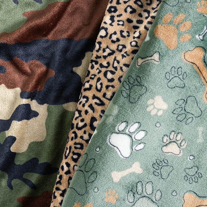Polaire douillet Camouflage – taupe clair/vert foncé, image number 5