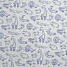 Sweatshirt Animaux de safari | by Poppy – argent/bleu roi,  thumbnail number 1