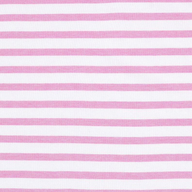 Jersey piqué rayures – blanc/rose vif,  image number 1