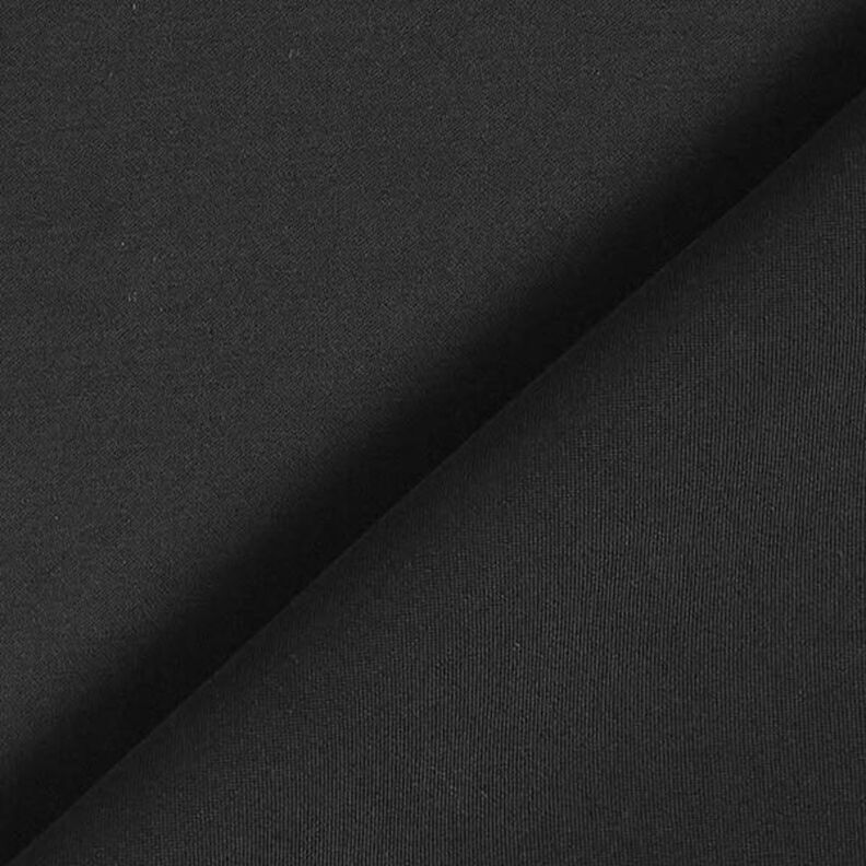 Satin viscose Uni – noir,  image number 4