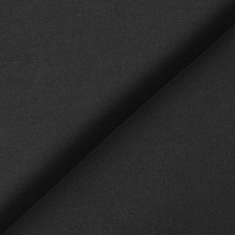 Satin viscose Uni – noir,  image number 4