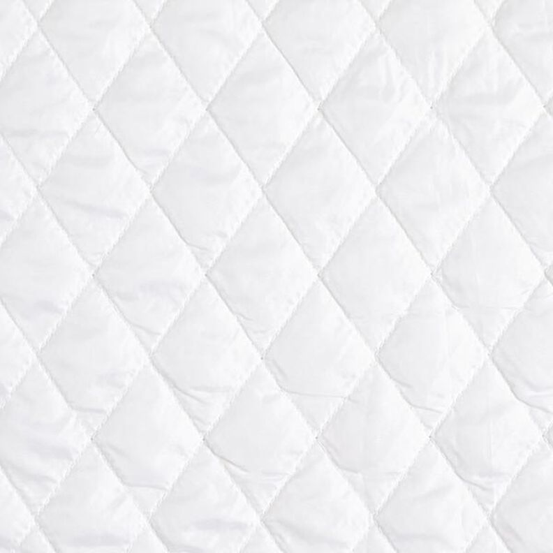 Doublure matelassée en losanges – blanc,  image number 1