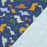 Sweat d’été Dinosaures | Poppy Fabrics – indigo/bleu clair,  thumbnail number 4