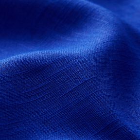 Tissu de lin en ramie mélangée medium – bleu roi, 