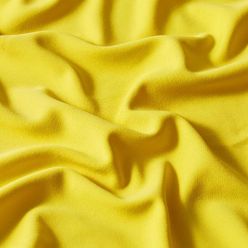 Scuba crêpe léger – jaune,  image number 2