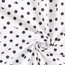 Popeline coton Grands pois – blanc/noir,  thumbnail number 5