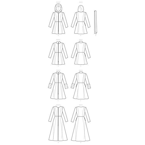 Manteau | Ceinture, McCalls 7848 | 34 - 42, image number 10