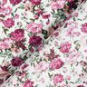 Popeline coton Wildrosen – blanc/mauve,  thumbnail number 4