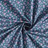 Tissu en coton Popeline feine Blüten – bleu/violet pastel,  thumbnail number 3