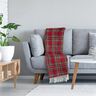 Polaire douillet Carreaux classiques – rouge foncé/vert sapin,  thumbnail number 5