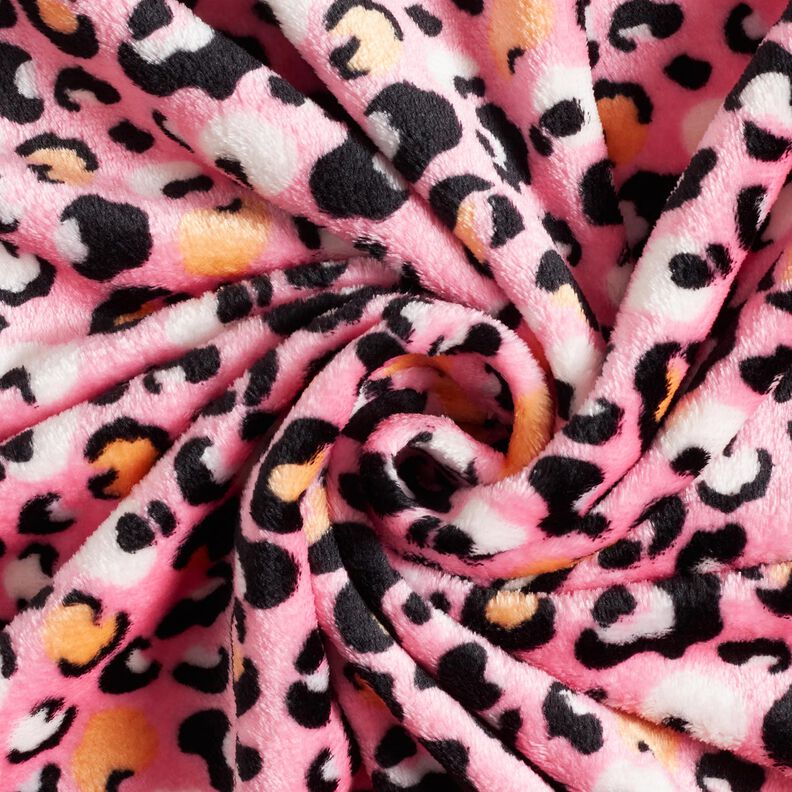 Polaire douillet Motif léopard – rose,  image number 3